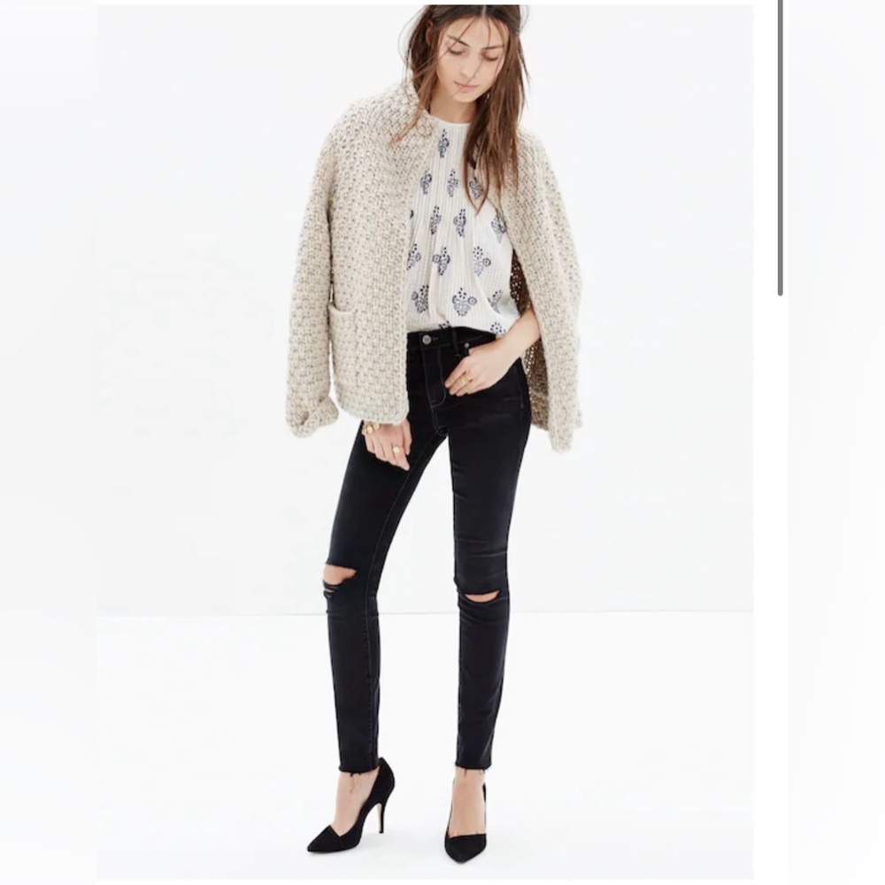 Madewell High-Rise Skinny Jeans in Black